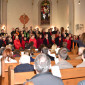 Zu einem fränkisch-bayrischen Gospelfest wurde der Gegenbesuch vom Gospel- und Posaunenchor Bamberg-St.Stephan im Oktober 2015 